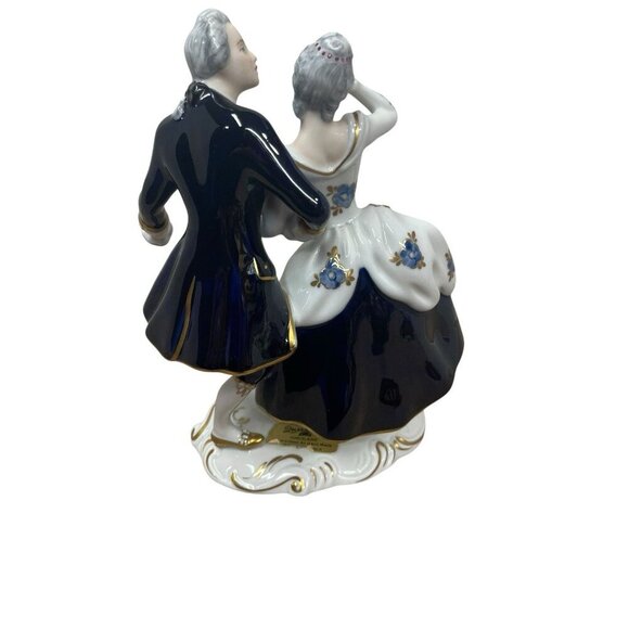 Vintage Royal Dux Bohemia Porcelain Dancing Figurine Czech Republic # 137 25 - Picture 4 of 8